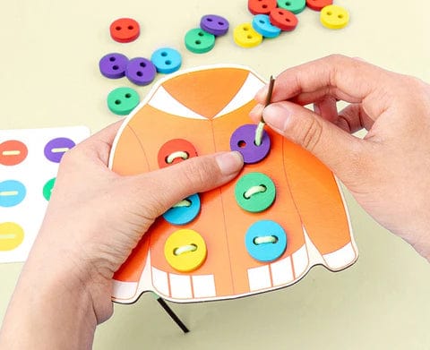 Lava Buttons - Educational Sewing