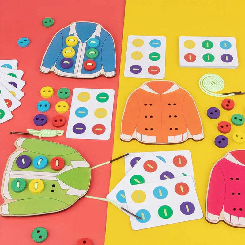 Lava Buttons - Educational Sewing
